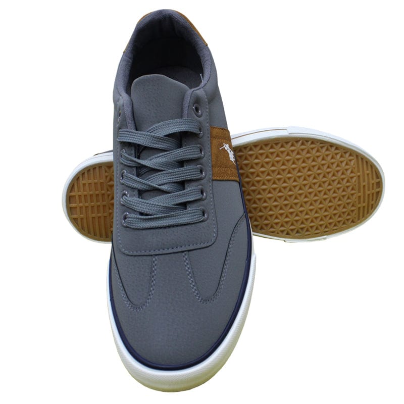 Polo Mens Sneakers Polo Mens Hudson Side Flash Sneaker Grey (6584684904537)