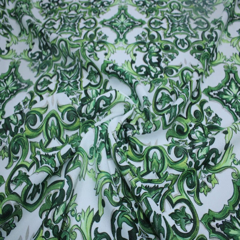 Mini Matt Printed Mini Matt DES.18 COL.5 Green/White 150cm (7119548285017)