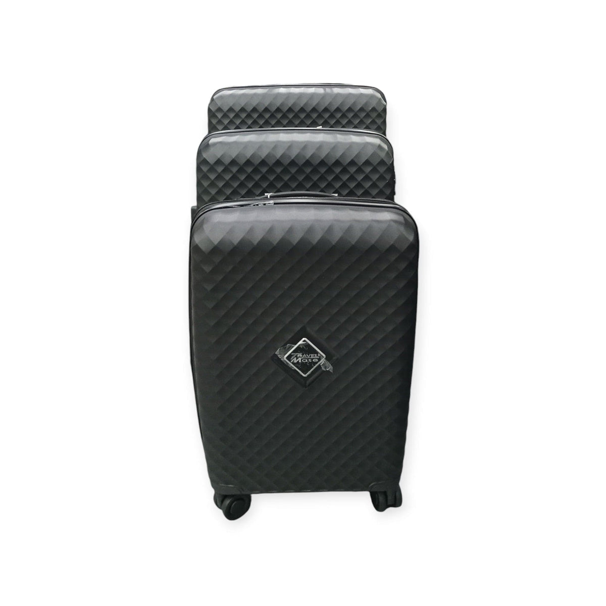 Travelmate Suitcase Travelmate 3 Piece Luggage Set bL-346 Black (7805182279769)