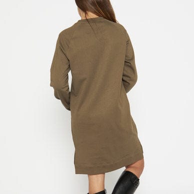 Jeep Dress Size Medium Jeep Longer Length Crew Neck Dress Olive (7631011151961)