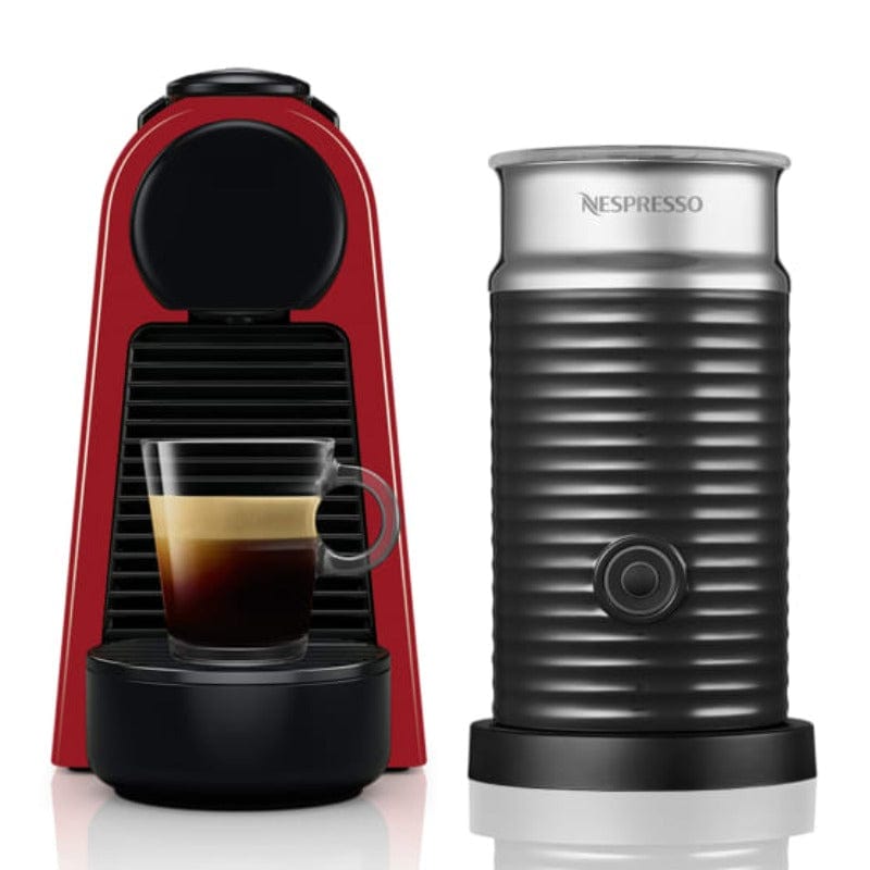 Nespresso COFFEE MACHINE Nespresso Essenza Bundle 1450W Mini Automatic Espresso Machine Red (7001406701657)