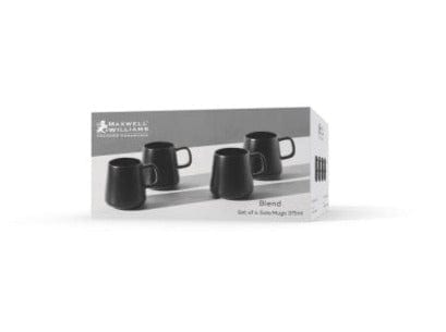 Maxwell & Williams MUG Maxwell & Williams Sala Mug Set of 4 Black 375ml DI0427