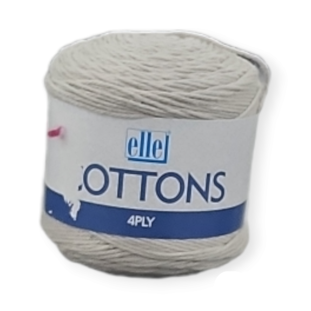 ELLE Habby Elle Cotton 4Ply Beige 025 50G (7297807286361)