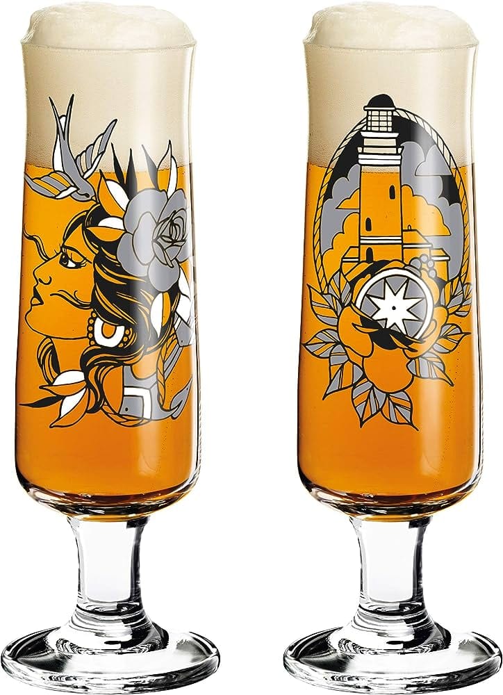 Ritzenhoff Glasses Ritzenhoff Beer Glass Tobias Tietchen Set of 2 (7389673947225)