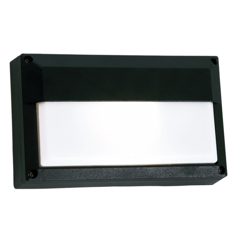 BRIGHTSTAR LIGHTING Bulkhead Die Cast Aluminum with White Polycarbonate Cover BH074 (7154290786393)