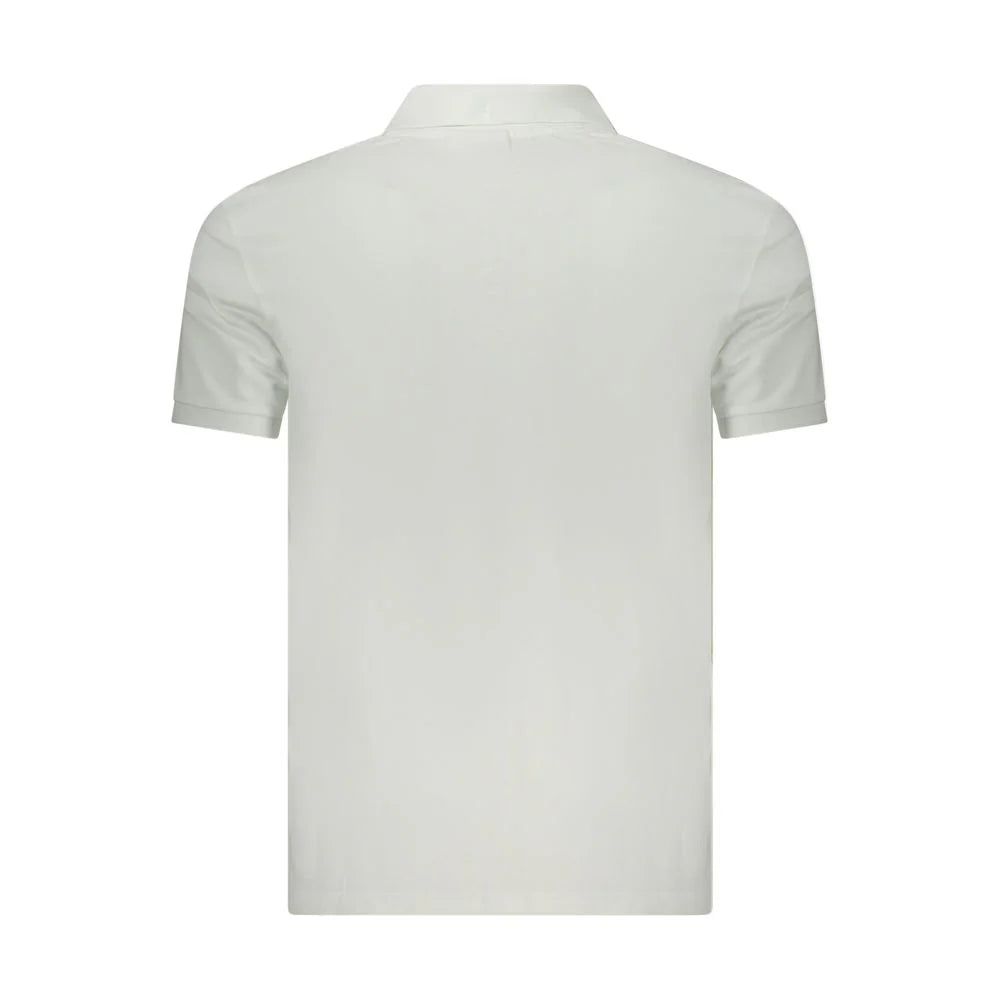 Calvin Klein Cotton Pique Golfer White