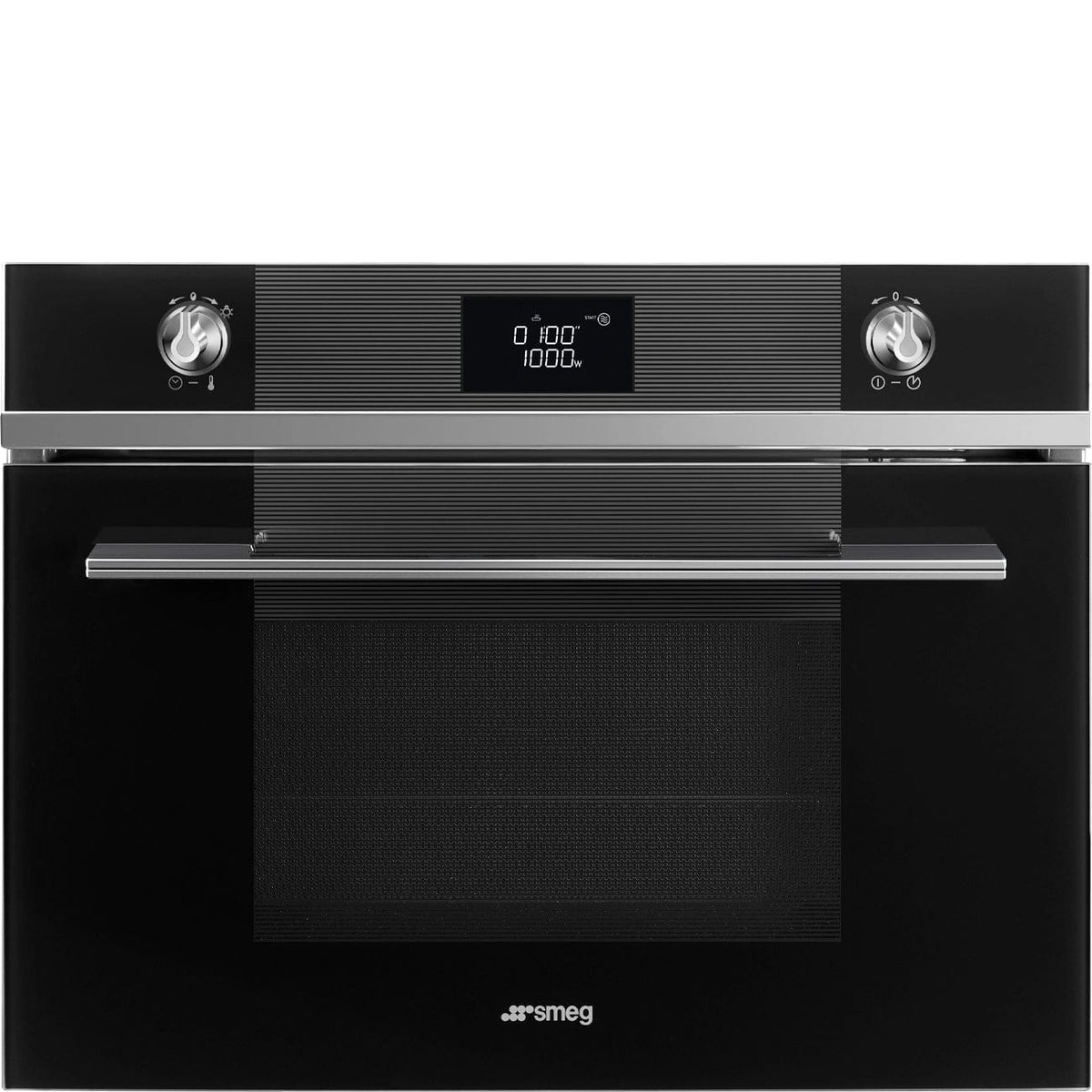 smeg Built In Microwave Smeg 60cm built-in Microwave oven Black SF4102MCN (7242010722393)