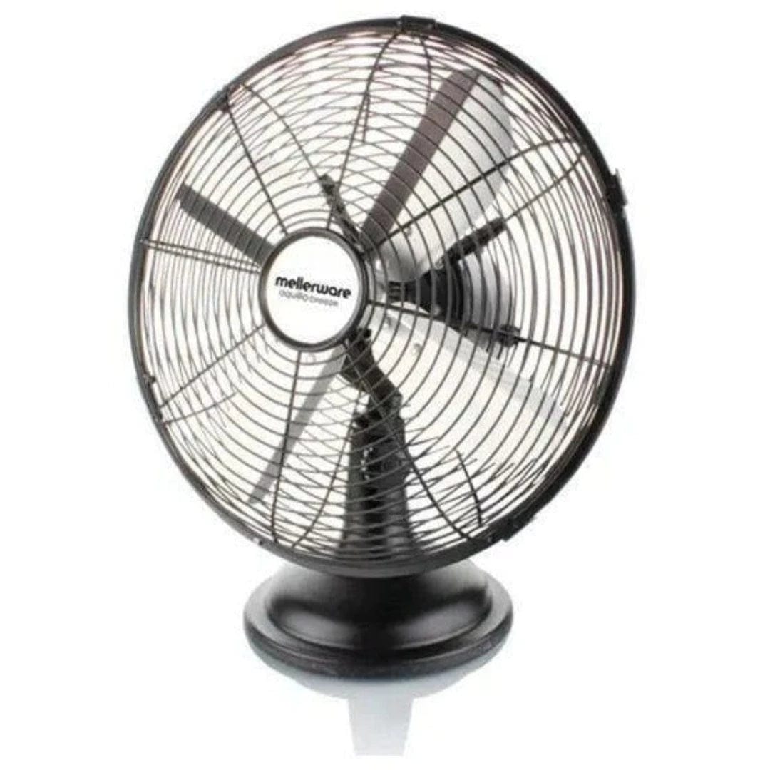 Mellerware Fans Mellerware 30Cm Black Aquillo Breeze Desk Fan 35850 (7162123550809)