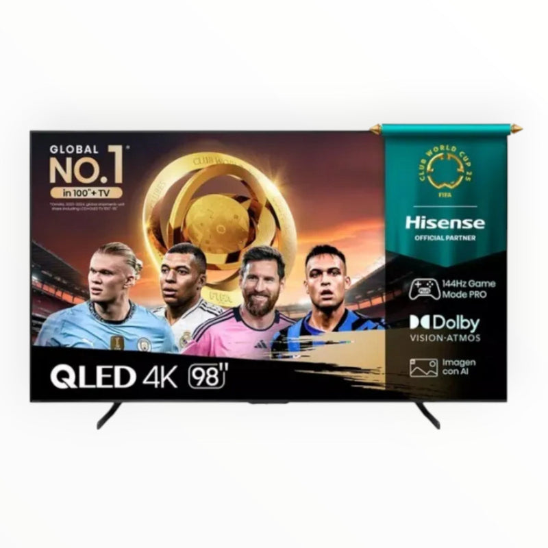Hisense 98″ QLED 4K 144Hz VIDAA Smart TV - 98Q6Q