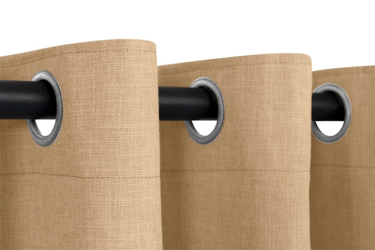 KUBU TAPED CURTAIN Kubu Porscha Blockout Eyelet Curtain Ready To Hang Chatruse (7711106531417)