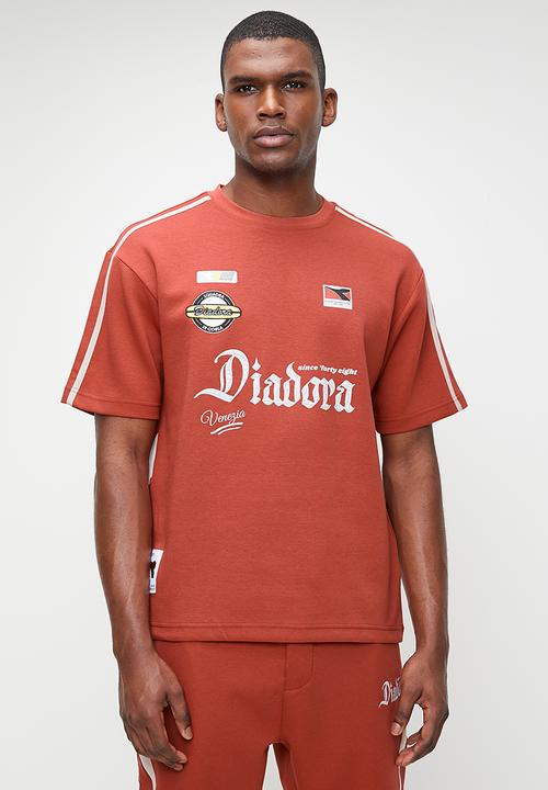Diadora T Shirt Diadora Arvid T Shirt Brick Red