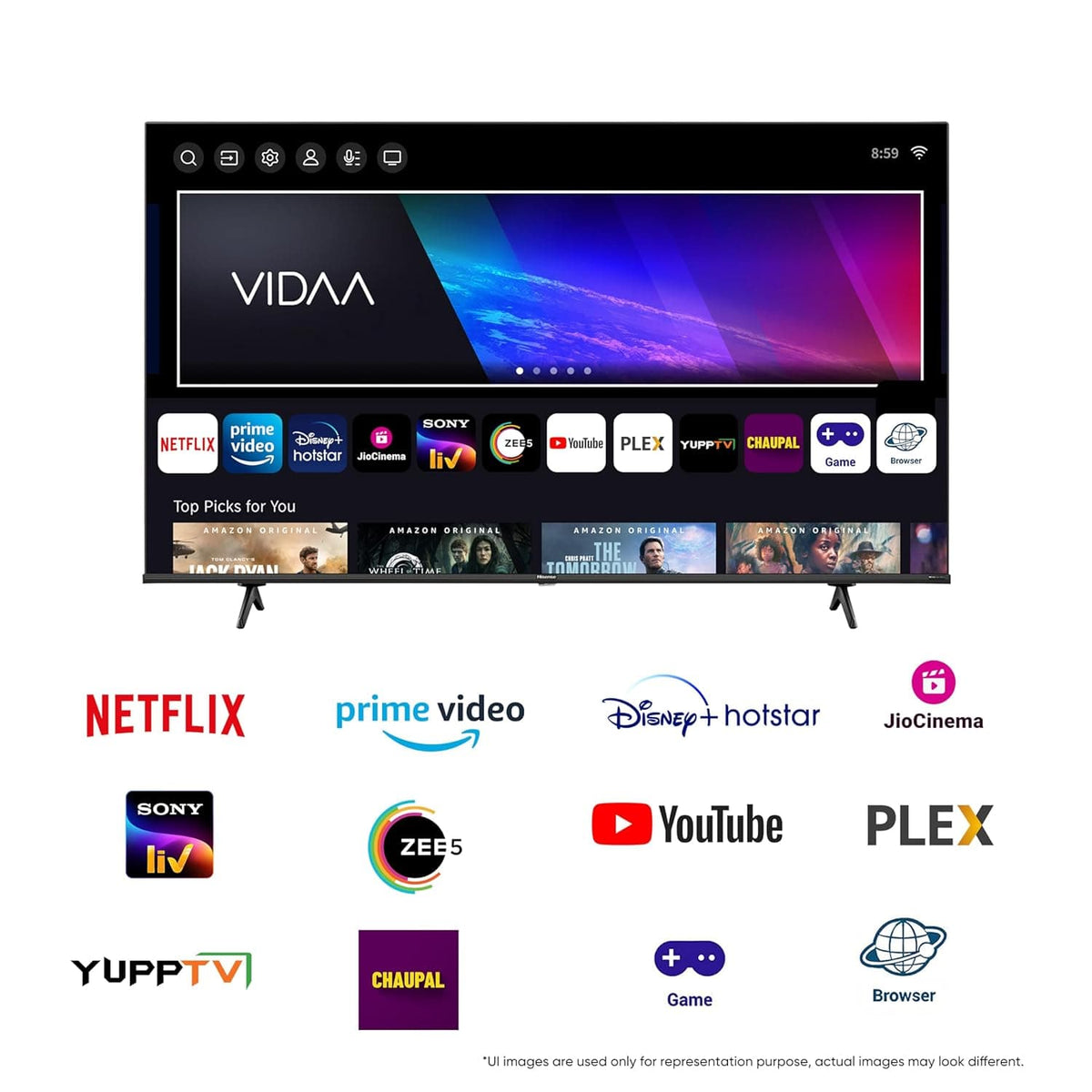 Hisense Televisions Hisense 43"4K Smart UHD QLED TV 43E7K (7514571112537)