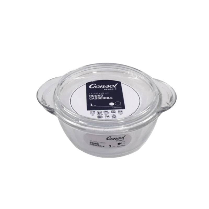 Consol Consol Cordoba Round Casserole 1 Litre (7098664452185)