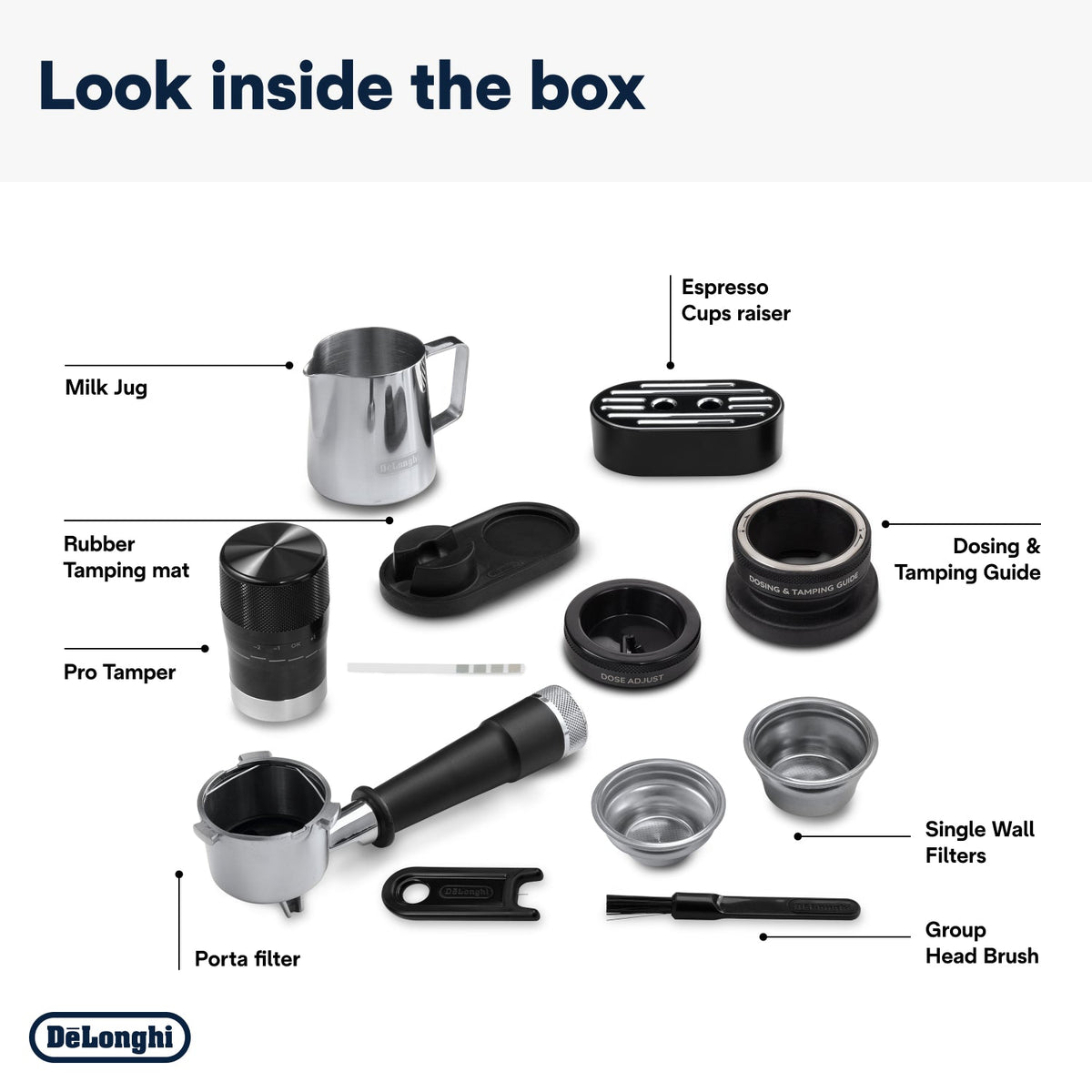 Delonghi La Specialista Touch Manual Pump Espresso Machine EC9455.M