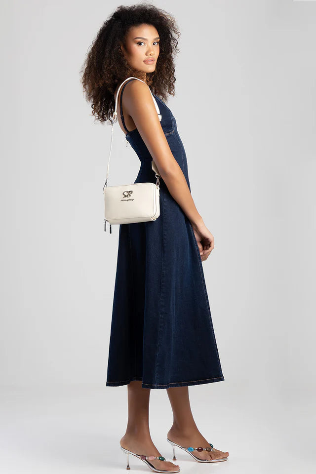 Sissy Boy Women's Cream Carmy Camera Bag (8025720914009)