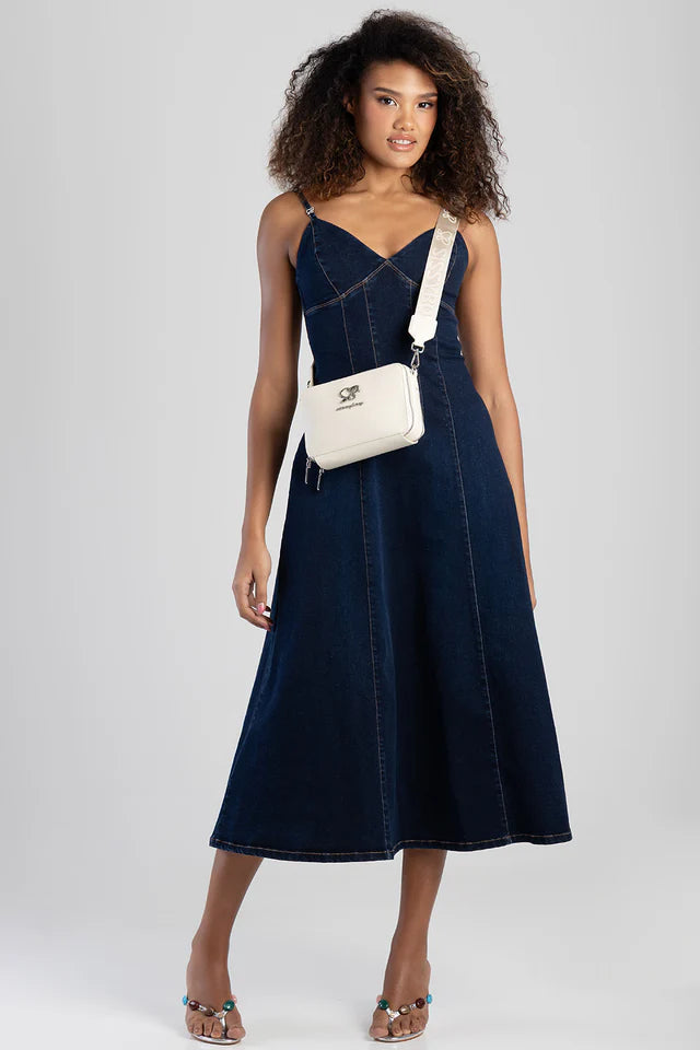 Sissy Boy Women's Cream Carmy Camera Bag (8025720914009)