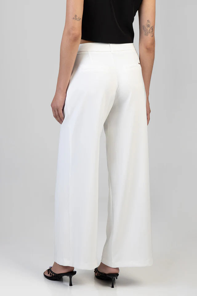 Sissy Boy Ladies Alice Wide Leg Trouser- Off White P33230/FB3932