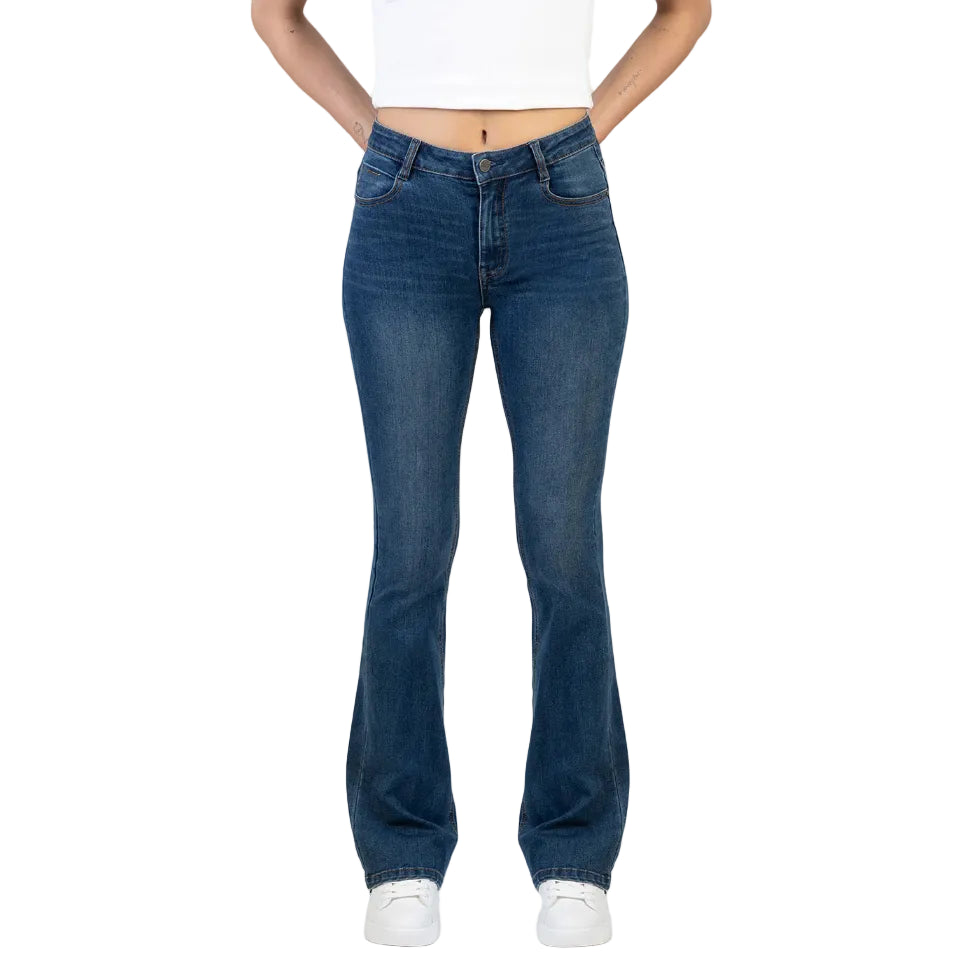 Sissy Boy Mid Waist Leah Bootleg Jeans Med Vintage P31660/IMP
