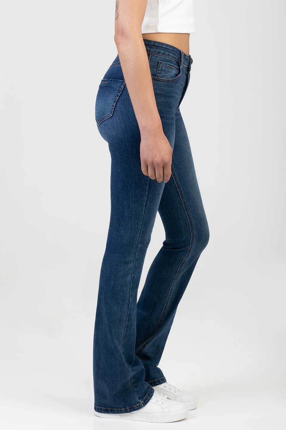 Sissy Boy Mid Waist Leah Bootleg Jeans Med Vintage P31660/IMP