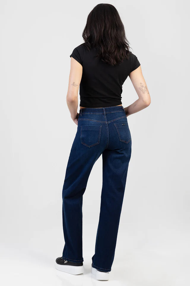 Sissy Boy Ladies Sophia High Waist Wide Leg-Dark Vintage P32892