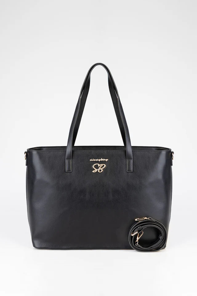 Sissy Boy Collyns Laptop Bag-Black BG970.