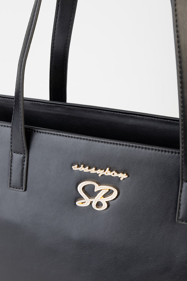 Sissy Boy Collyns Laptop Bag-Black BG970.