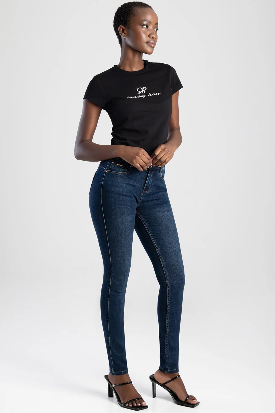 Sissy Boy Logan Skinny Jeans Dark Vintage P26080/IMP