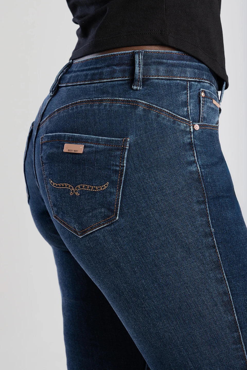 Sissy Boy Logan Skinny Jeans Dark Vintage P26080/IMP