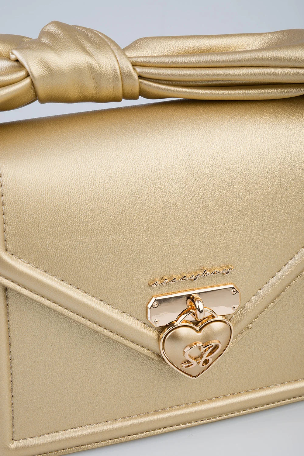 Sissy Boy Annie Metallic Mini Bag-Bronze BG883.