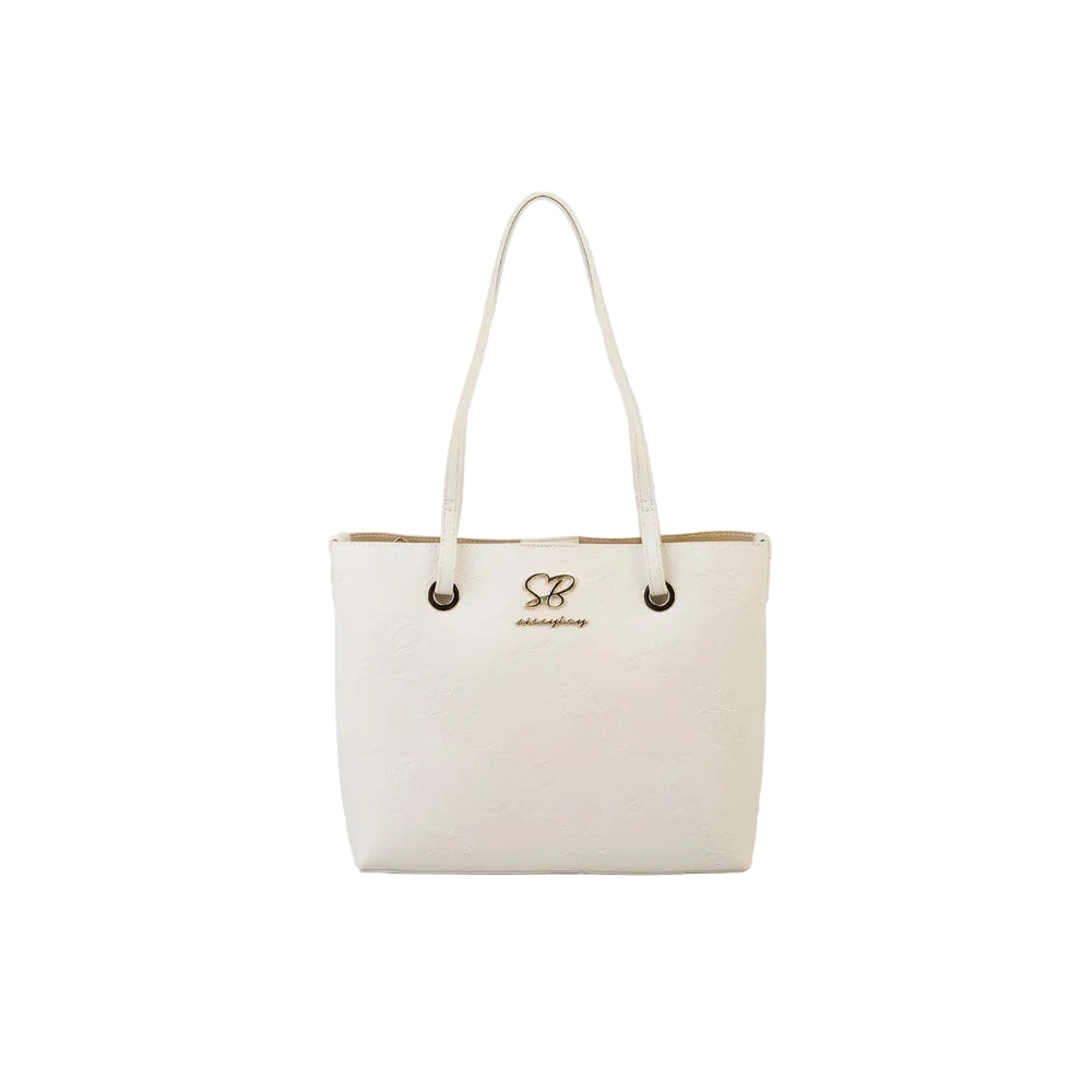 Sissy Boy Hayley Tote Bag-Cream BG765.