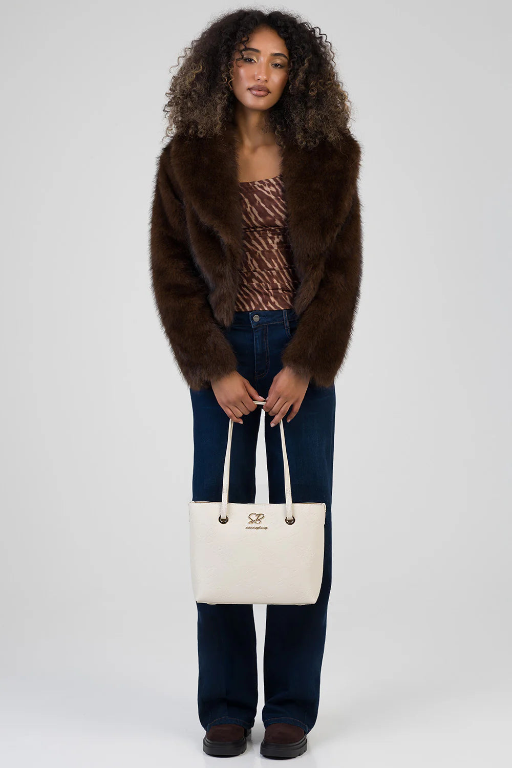 Sissy Boy Hayley Tote Bag-Cream BG765.