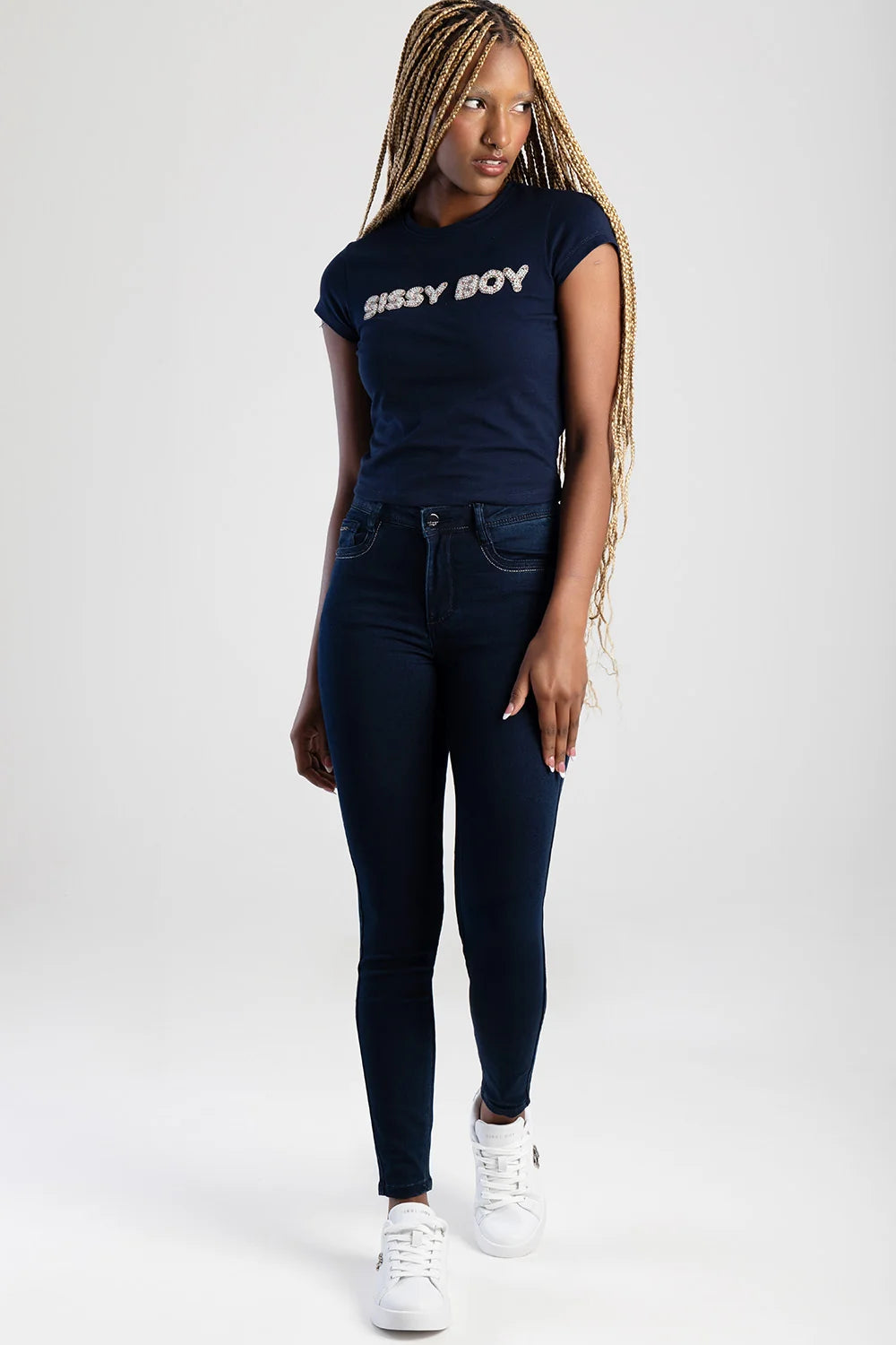 Sissy Boy Kale Jon Jon Skinny Blue Black P31801