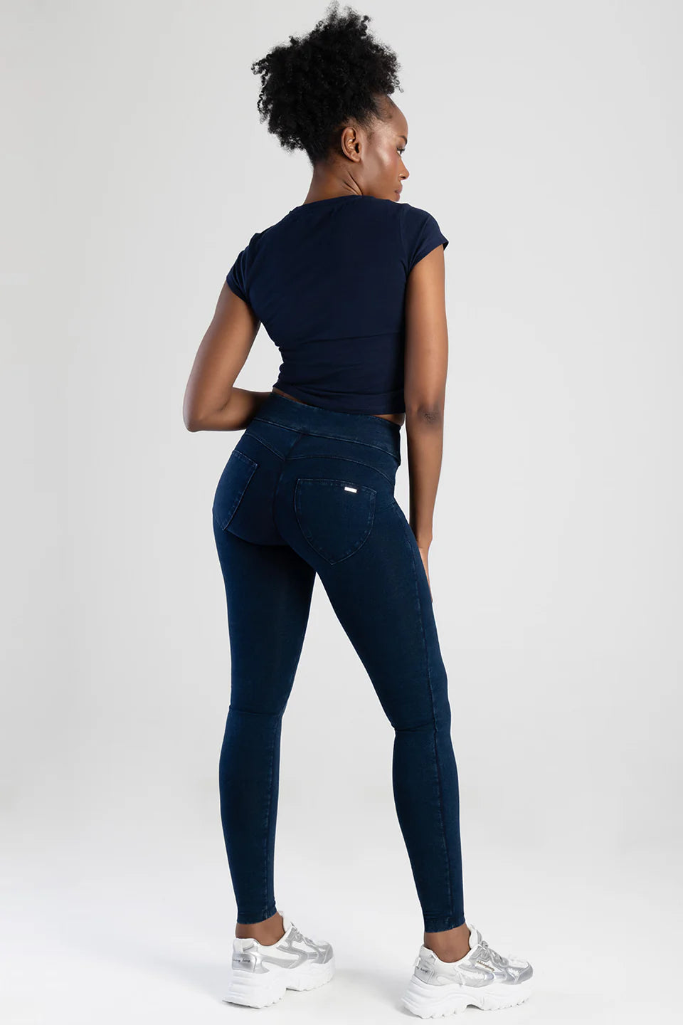 Sissy Boy Womens Peaches Sculpt Knit Shaper Jegging Indigo P21063/FB3135