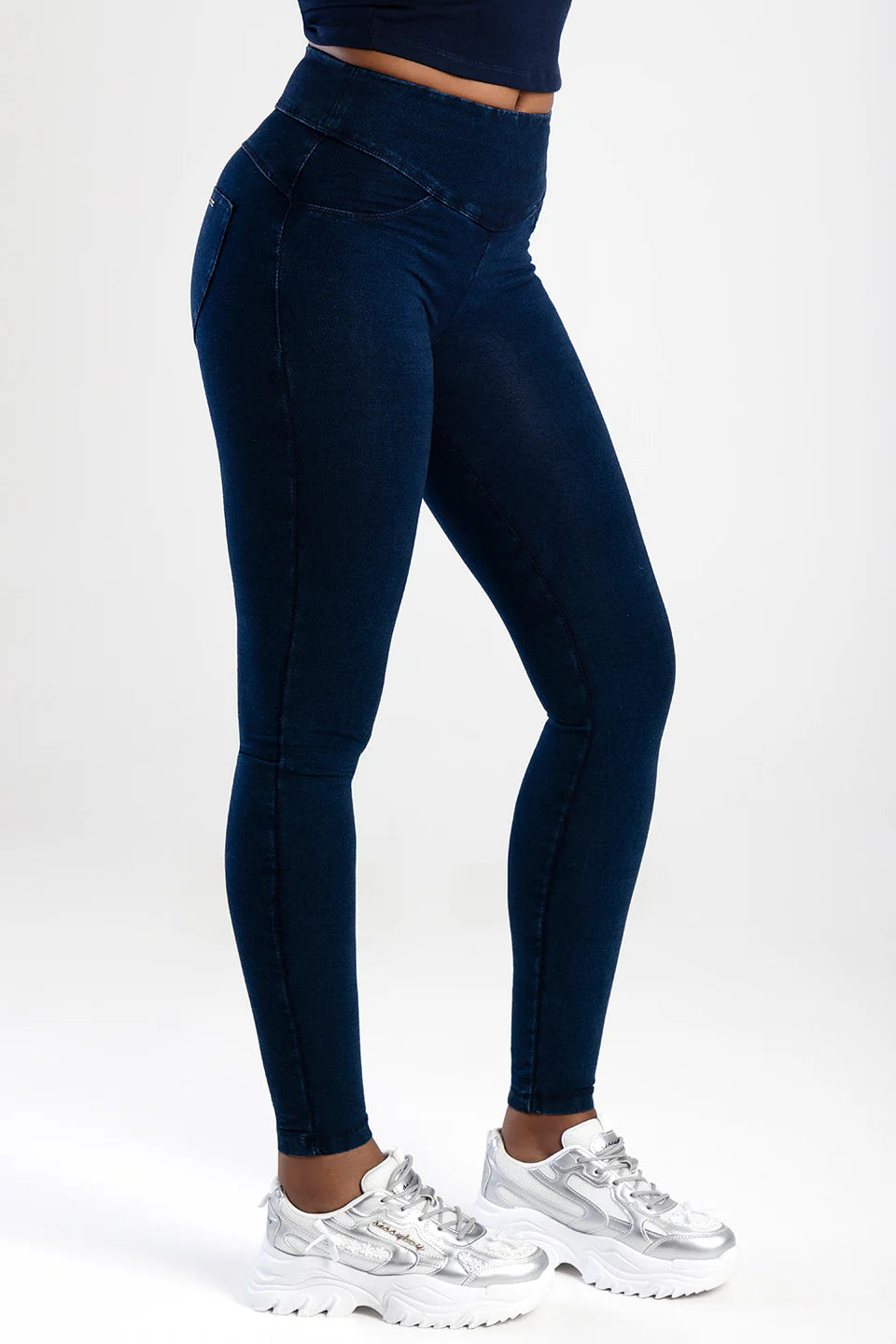 Sissy Boy Womens Peaches Sculpt Knit Shaper Jegging Indigo P21063/FB3135
