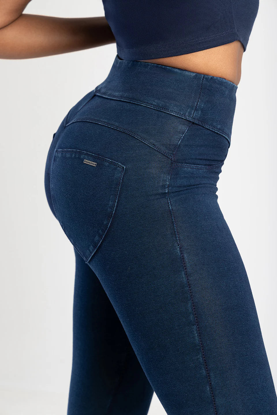 Sissy Boy Womens Peaches Sculpt Knit Shaper Jegging Indigo P21063/FB3135