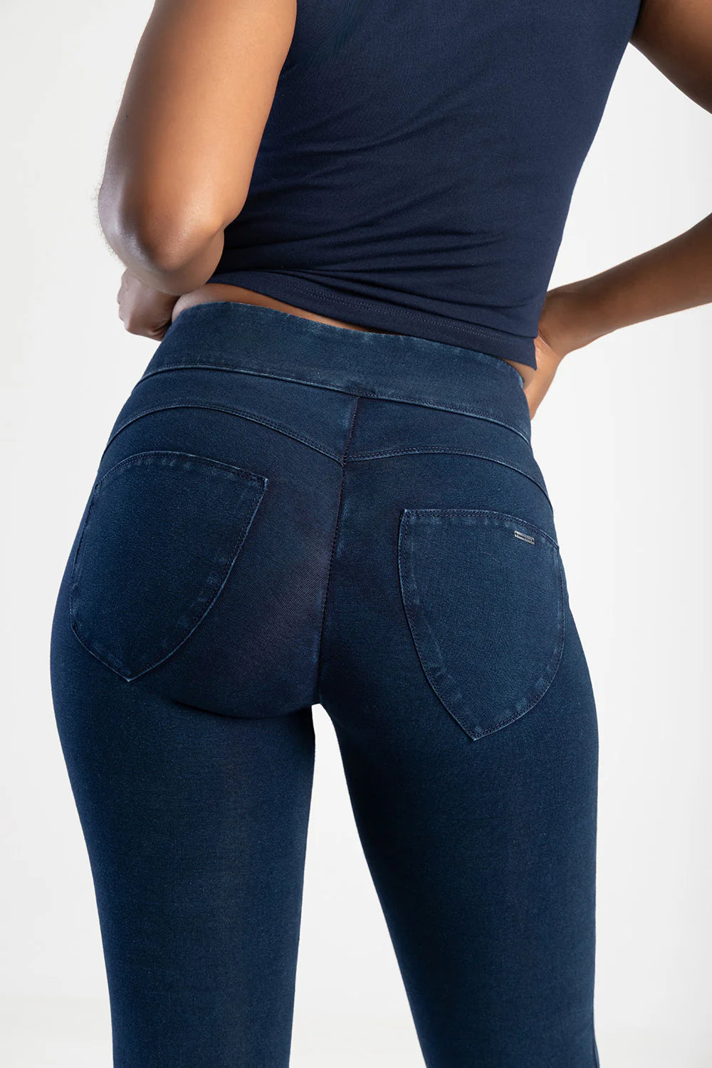 Sissy Boy Womens Peaches Sculpt Knit Shaper Jegging Indigo P21063/FB3135