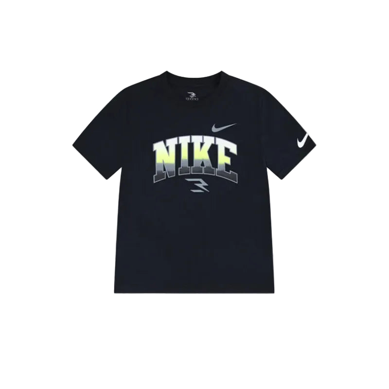 Nike Boys Gradient Collegiate T-Shirt-Black 0074959