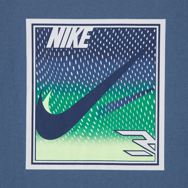 Nike Boys Pop Mesh Graphic T-Shirt-Blue 0074967