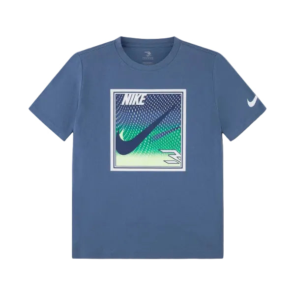 Nike Boys Pop Mesh Graphic T-Shirt-Blue 0074967