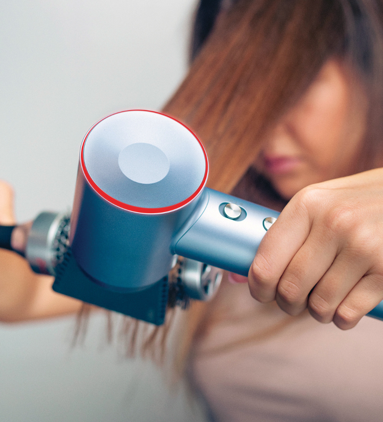 Laifen Swift Special High Speed Hairdryer Silver Blue 1HD50-G-EU-SI-004.