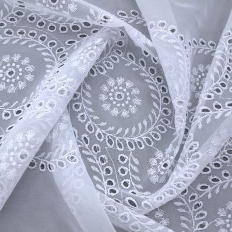 Korteks Textiles Lace & Voile Fabrics Embroidery Plain Voile 36 Collection 280 cm (7904024821849)