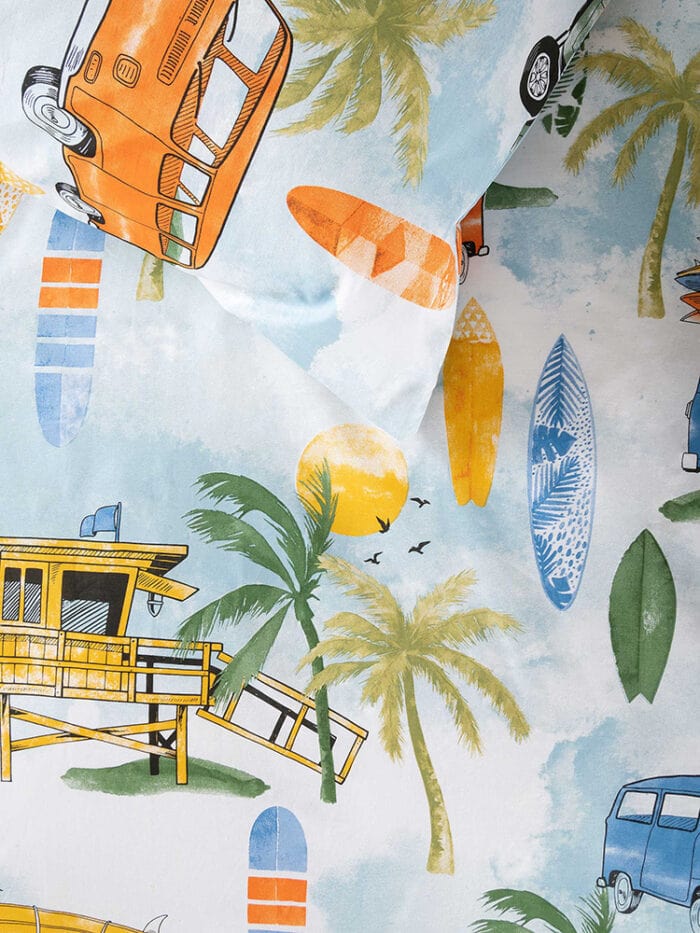 Linen House Duvet Cover Linen House Multi Surf’s Up Duvet Cover Set (7090930942041)