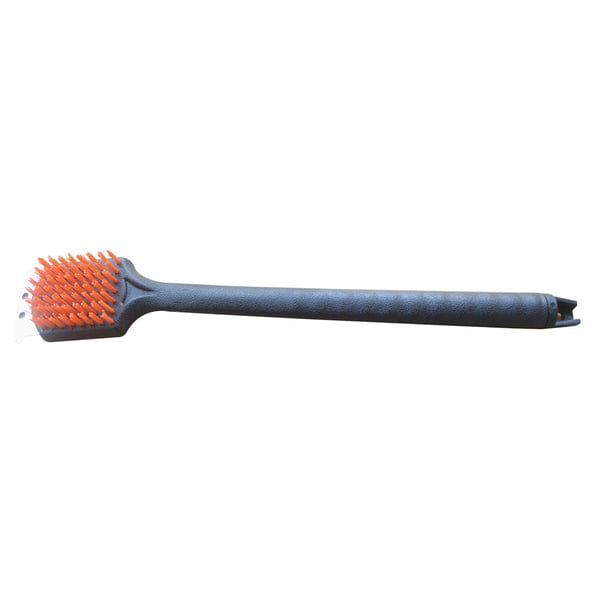 alva Braai T-Brush Alva Long Handle Nylon Bristle Braai Brush With Scraper BA175 (7767851171929)