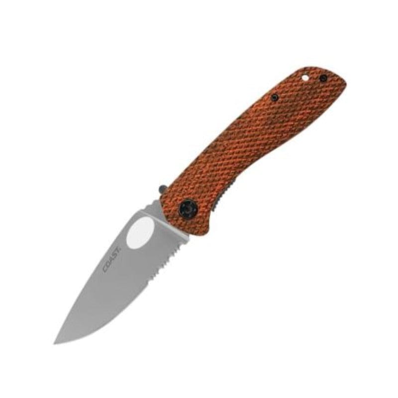 Coast Knife Coast DX312 Double Lock Partially Serrated CO-K19555 Blister (7287038935129)