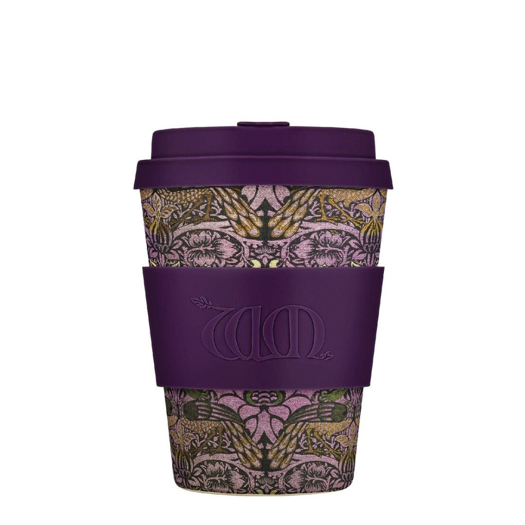Ecoffee MUG Ecoffee Cup William Morris Peacock Travel Mug 350ml (7143926530137)