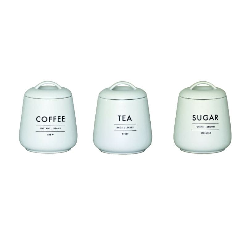 Eetrite CANISTER SET Eetrite Stoneware 3 Piece Canister Set ER0314 (6968852414553)