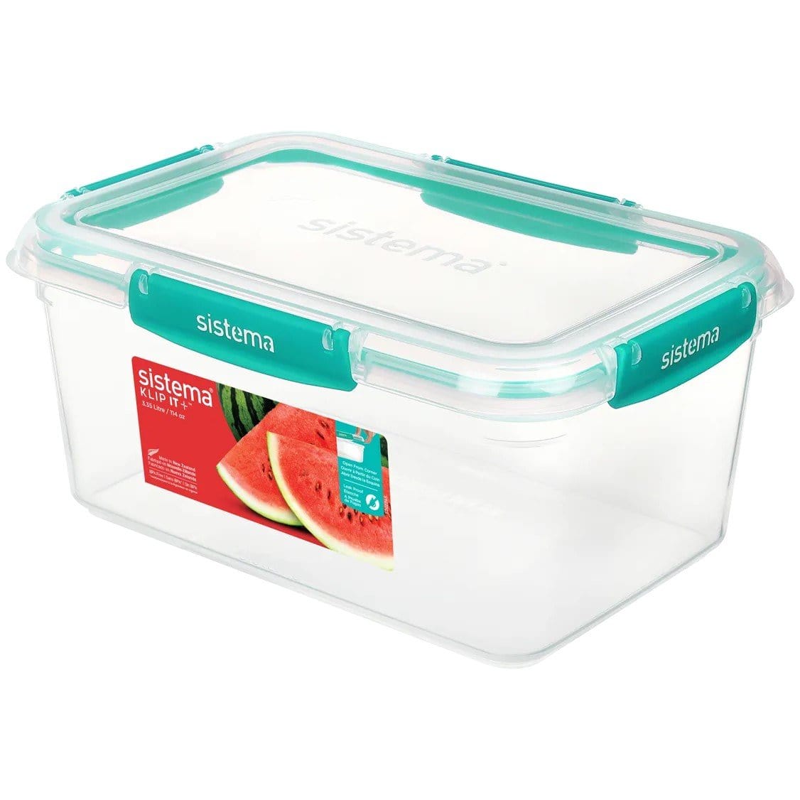 Sistema Sistema Minty Teal 3.35L Rectangle Klip It Plus 891830-8T (7445447114841)