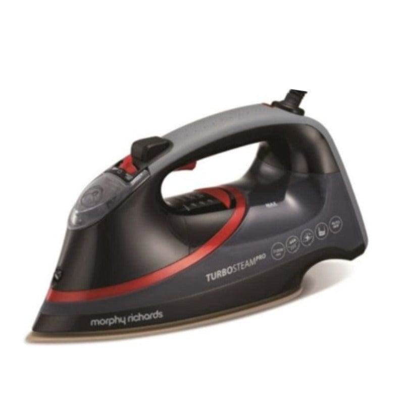 Morphy Richards IRON Morphy Richards Iron Steam Dry Spray Ceramic Black 400ml 3100W Turbosteam Pro (6778969948249)