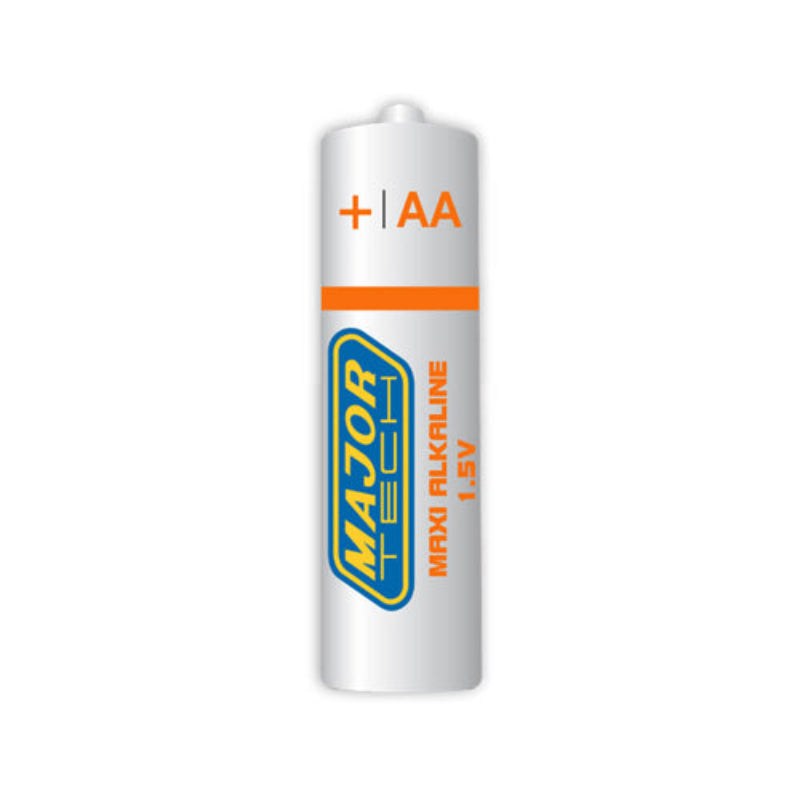 Major Tech AA Maxi Alkaline Batteries 4Pc LR6 BP4.