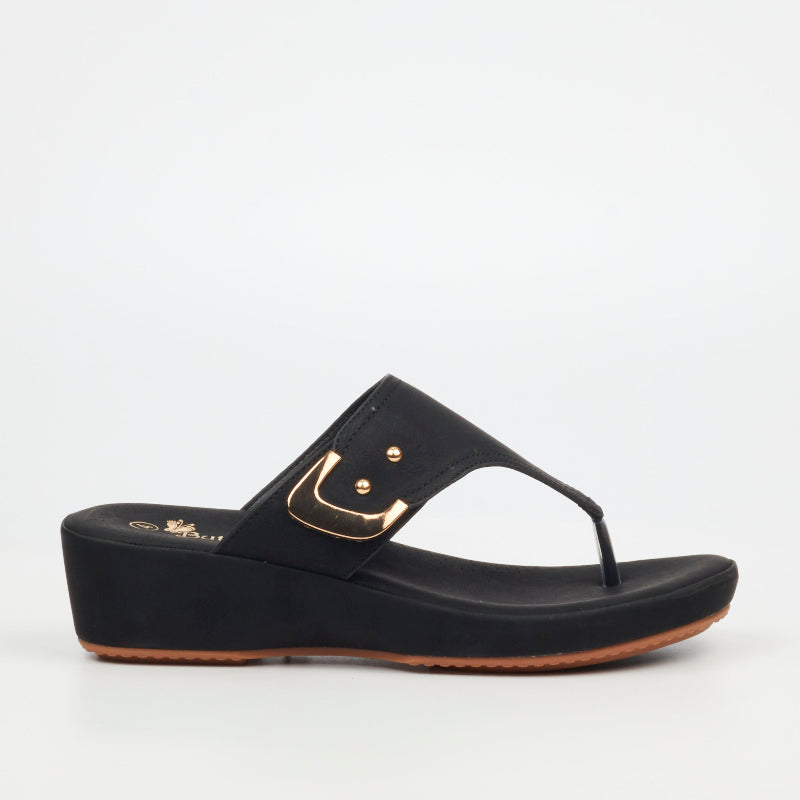 Butterfly Feet Alba 1 Faux Nubuck Shoes – Black (8024883789913)